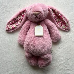 Blushkin Blossom Luxe Bunny Jellycat - Medium - Authentic - Brand New